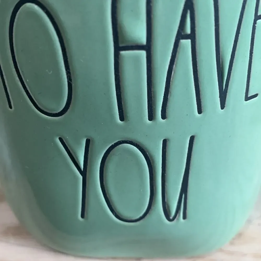 Rae Dunn Artisan‎ Collection By Magenta Ceramic Horseshoe Lucky To Have You Mug